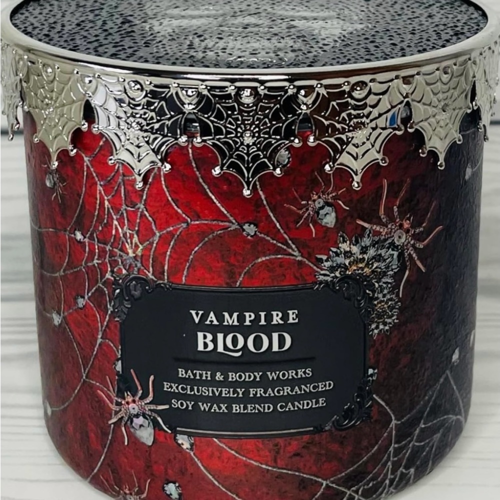 Bath & Body Works Vampire Blood Candle - Red